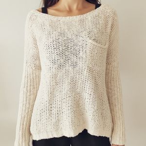 Roxy 100% cotton knit sweater